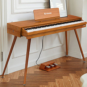 Donner DDP 80 PRO Digital Piano with 88 Hammer Keys Retro Aesthetic